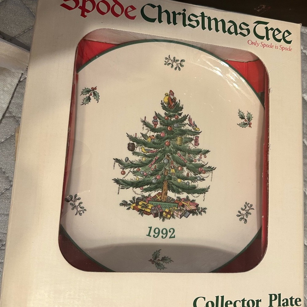Spode Christmas’s plates 1990, 1991. & 1992